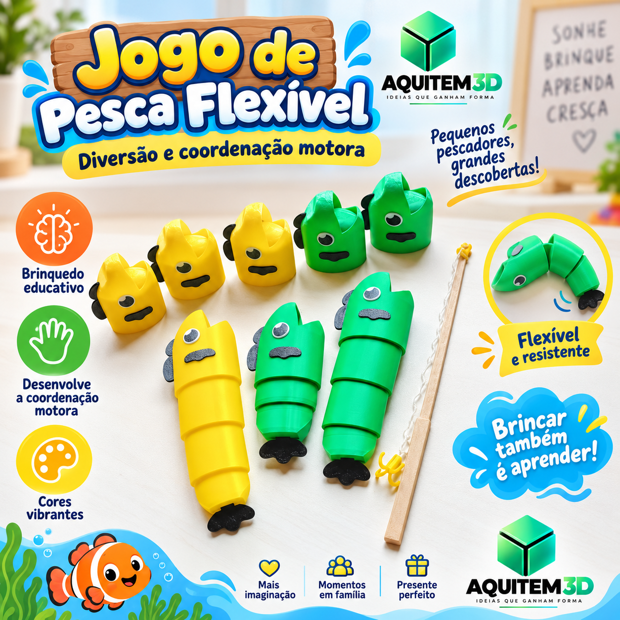 Jogo de Pesca Flexível