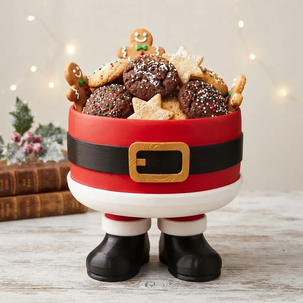 Pote Papai Noel Premium Decorativo Presente De Natal